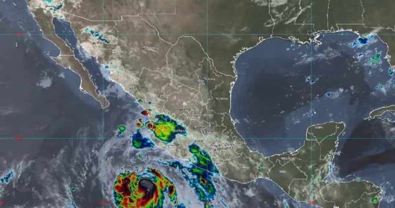“Estelle” se intensifica a huracán de categoría 1; provocará lluvias en Sinaloa, Colima, Michoacán, Guerrero, Nayarit, Jalisco y Estado de México
