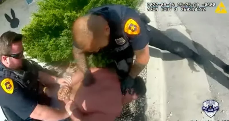 Video: Otra víctima de la brutalidad policiaca en EU, ahora en Utah
