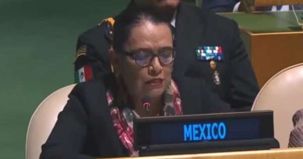 Video: Venimos a ganar la paz, no una guerra afirma Rosa Icela Rodríguez en la Cumbre de Jefes de la Policía de las Naciones Unidas en Nueva York