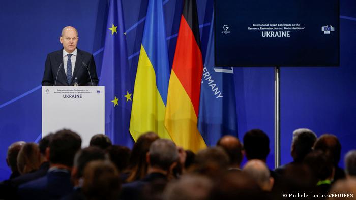 Canciller alemán Scholz pide “Plan Marshall del siglo XXI” para la reconstrucción de Ucrania