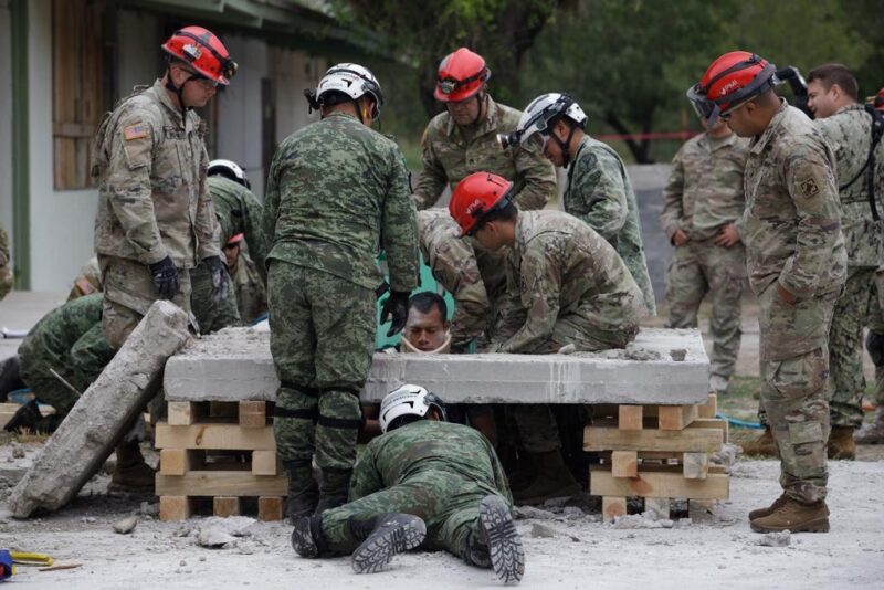 Militares de México y EU realizan ejercicio “Fuerzas Amigas 2022”, en Reynosa
