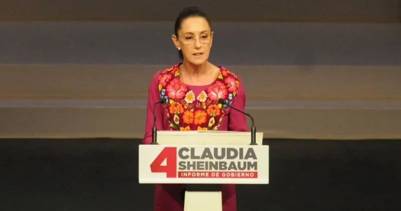 Video: En su IV Informe de gobierno, Claudia Sheinbaum, reivindica “los principios de la 4T” y pide profundizar los cambios. “¡Presidenta!”, le gritaron
