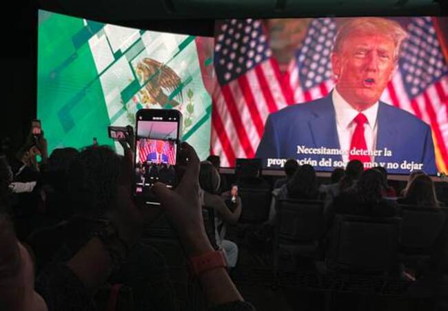 Conservadores, uníos en defensa de Dios y la familia, clama Trump en cumbre de ultras en México