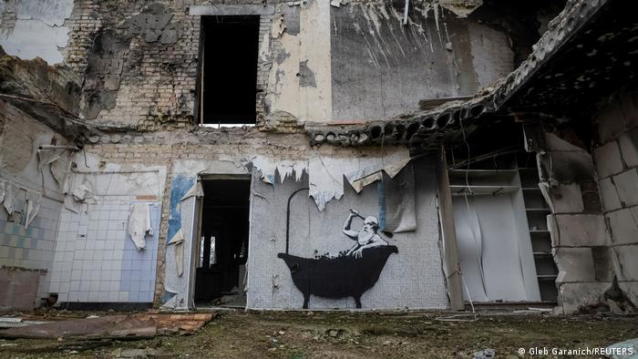 La huella de Banksy en Ucrania