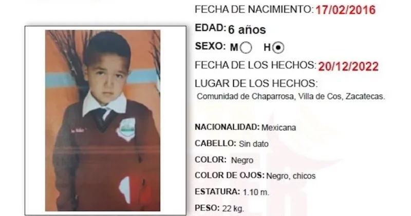 Hallan con vida a niño Tadeo, de 6 años; llevaba un mes desaparecido