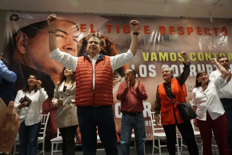 En Coahuila no querían oposición sino un candidato a modo, “pero se les apareció el tigre”, asegura el aspirante a gobernador del PT, Ricardo Mejía Berdeja