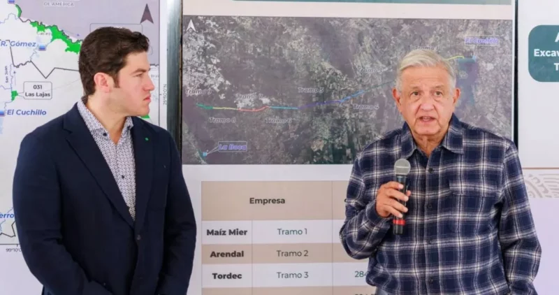 Videos:  “Teslabañaste con tanto apoyo”. Muy a lo regio, el gobernador García agradece a AMLO su respaldo para que la megafábrica se estableciera en NL