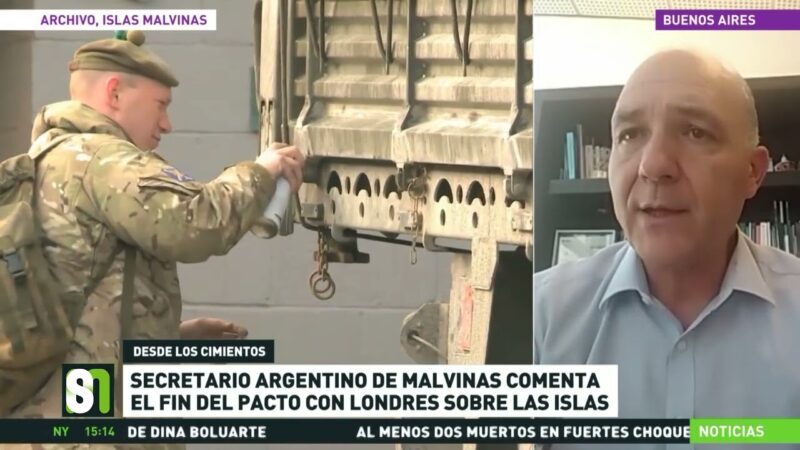 Videos: Argentina debe superar “el colonialismo” del Reino Unido, afirma el secretario de Islas Malvinas