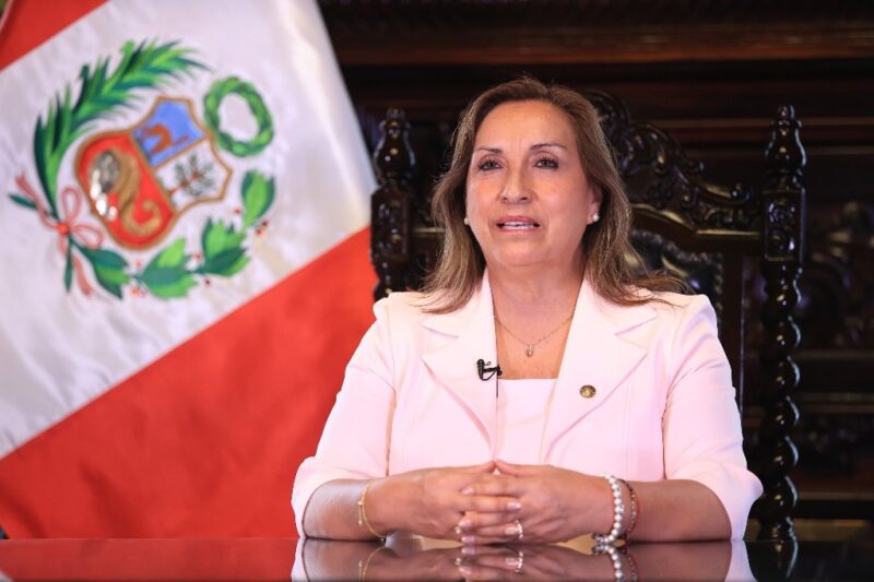 Congreso de Perú evalúa pedido para destituir a Dina Boluarte