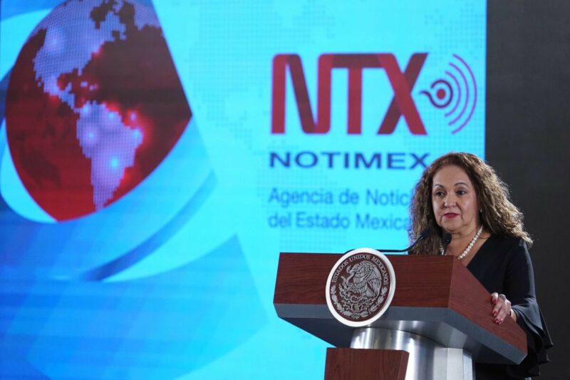 Notimex era nido de corruptos, afirma su directora, Sanjuana Martínez; el cierre de la agencia “es sorprendente”, indica la lideresa sindicalto