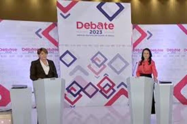 Video: Enconado primer debate entre Delfina y del Moral, candidatas al gobierno del Estado de México