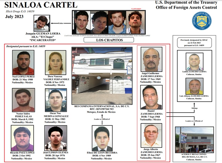 EU impone sanciones al Cártel de Sinaloa por tráfico de fentanilo