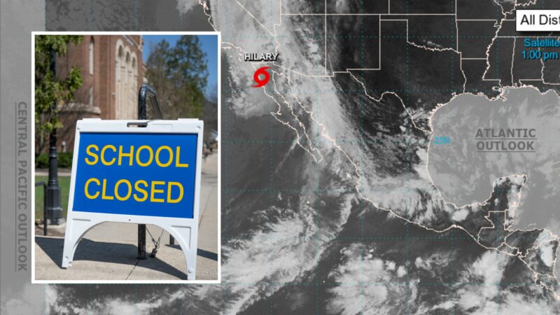 El distrito escolar de Los Angeles suspende clases este lunes por la tormenta tropical  Hilary