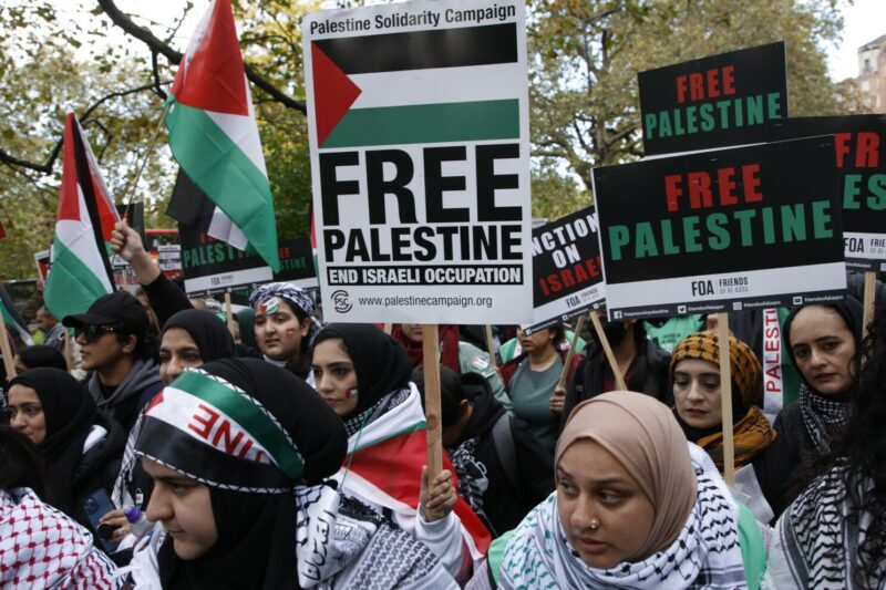 Video: Protestan en varias ciudades del mundo en apoyo a palestinos