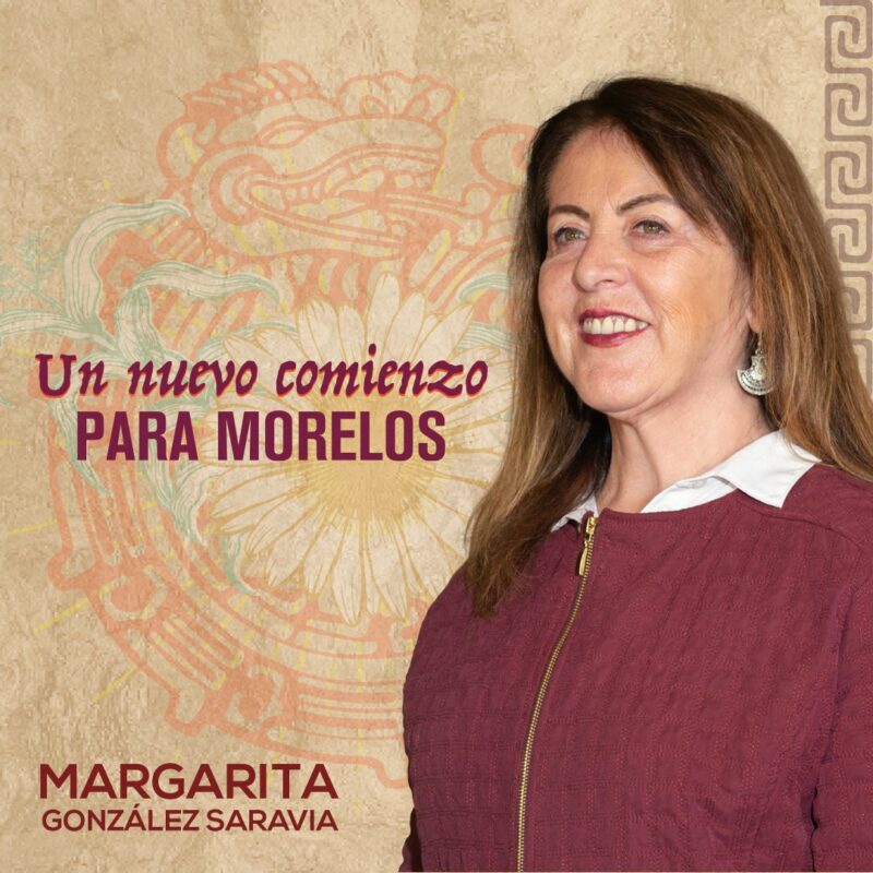 Gana Margarita González encuesta de Morena en Morelos