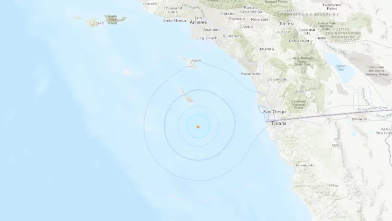 Temblor de magnitud 4.4 frente a la costa del sur de California sacude partes de Los Ángeles