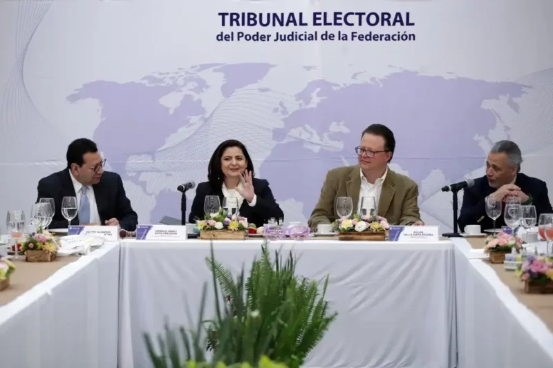 No hay riesgo de una “elección de Estado”: magistrados del Tribunal Electoral del Poder Judicial de la Federación
