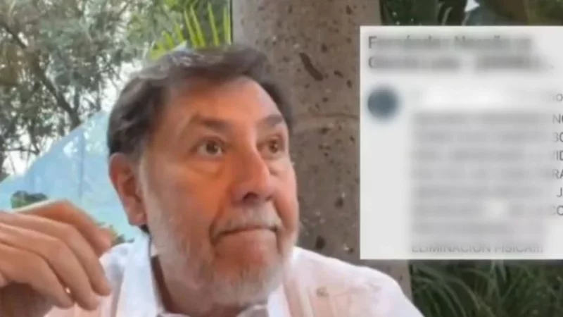 Videos: Amenazan de muerte a Gerardo Fernández Noroña, vocero de Sheinbaum