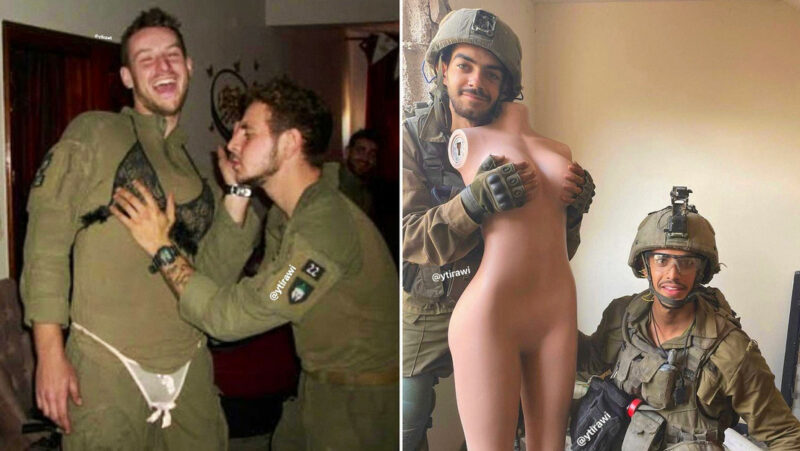 Videos: Soldados israelíes juegan con lencería de mujeres palestinas y suben las fotos a la Red