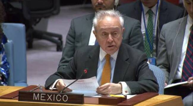 Pide México a la ONU que Palestina sea miembro de “pleno derecho”